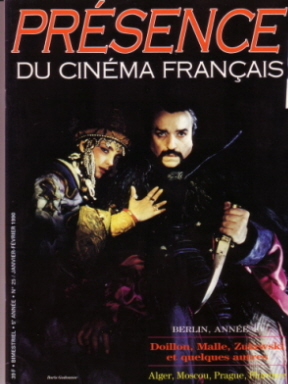 PRESENCE DU CINEMA FRANCAIS magazine side cover Issue 25  1990