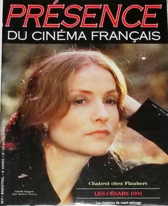 PRESENCE DU CINEMA FRANCAIS magazine side cover Issue 32  1991