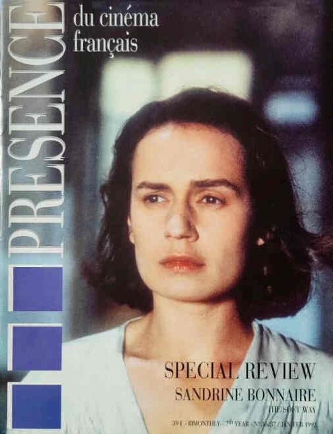 PRESENCE DU CINEMA FRANCAIS magazine side cover Issue 36/37  1992