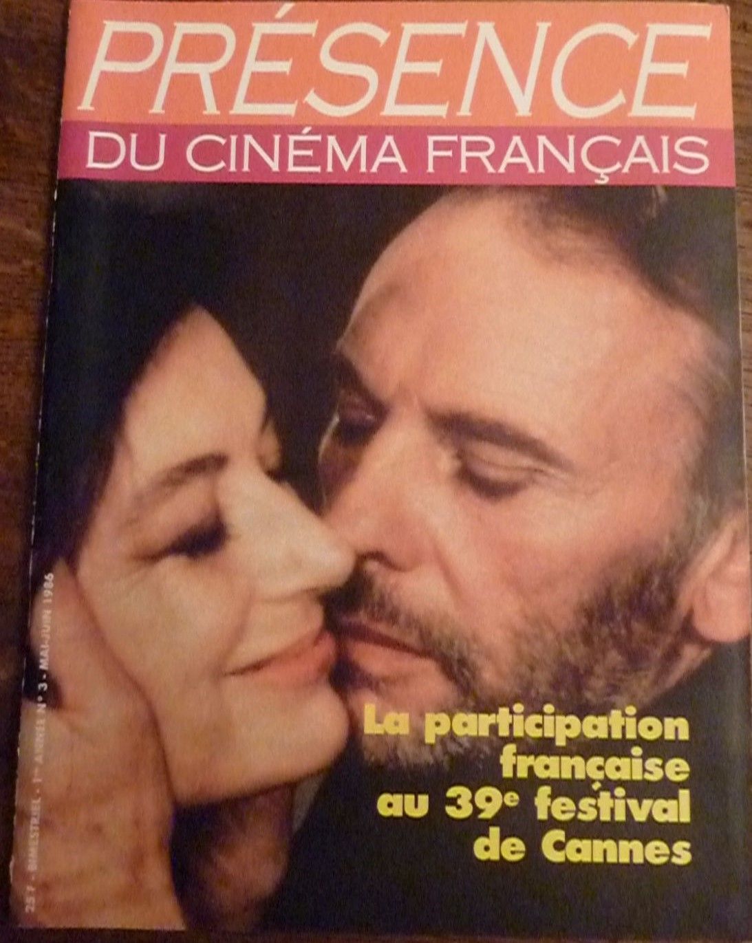PRESENCE DU CINEMA FRANCAIS magazine side cover Issue 39  1992