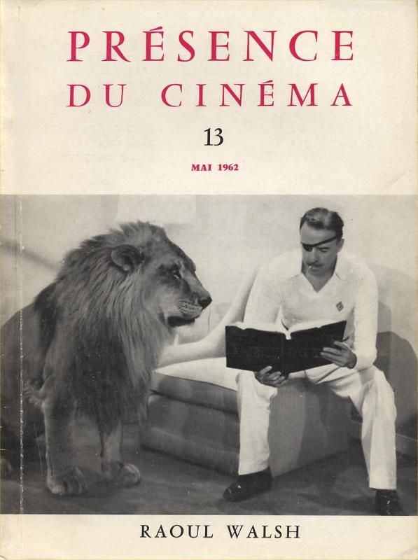 PRESENCE DU CINEMA magazine side cover Issue 13 May 1962