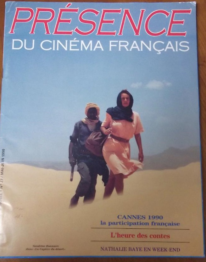 PRESENCE DU CINEMA FRANCAIS magazine side cover Issue 27  May/June 1990