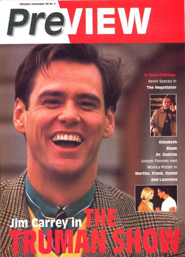 PREVIEW BELGIUM magazine side cover Issue 7  October/November 1998