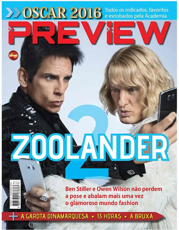 PREVIEW (Br) magazine side cover Issue 77 February 2016