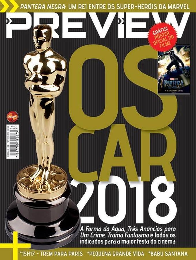 PREVIEW (Br) magazine side cover Issue 101  February 2018