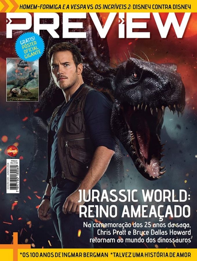 PREVIEW (Br) magazine side cover Issue 105  June 2018
