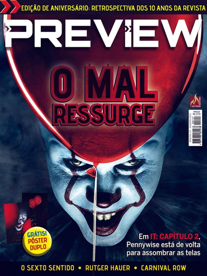 PREVIEW (Br) magazine side cover Issue 117  August 2019