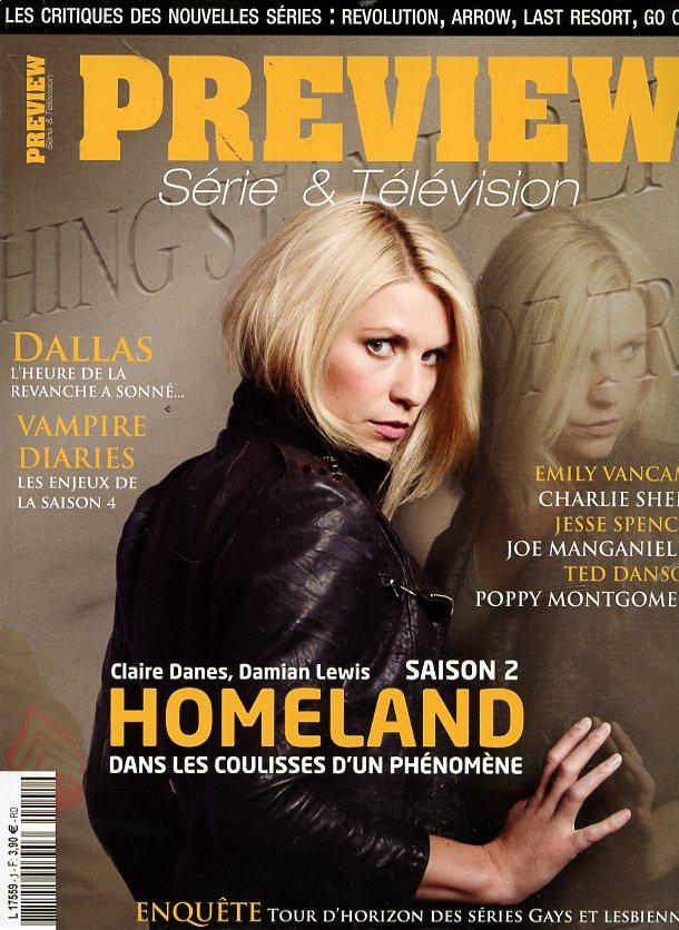 PREVIEW (FR) magazine side cover Issue 1 October 2012