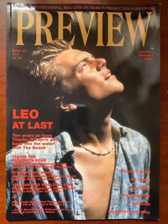 PREVIEW magazine side cover Issue 43 January/February 2000