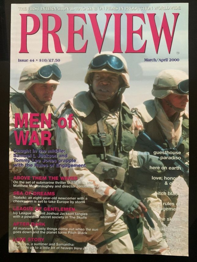 PREVIEW magazine side cover Issue 44 March/April 2000