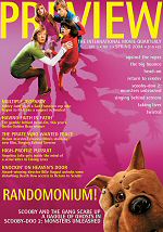 PREVIEW magazine side cover Issue 62 Spring 2004