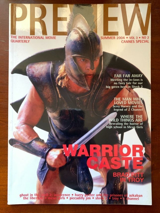 PREVIEW magazine side cover Issue 63 Summer 2004