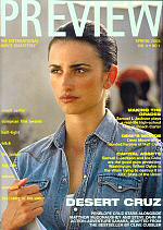 PREVIEW magazine side cover Issue 66 Spring 2005