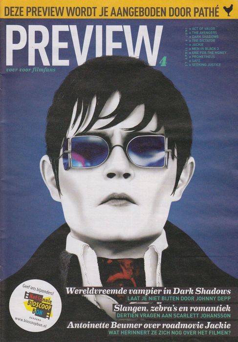PREVIEW (NL) magazine side cover Issue 4 27 April-6 June 2012