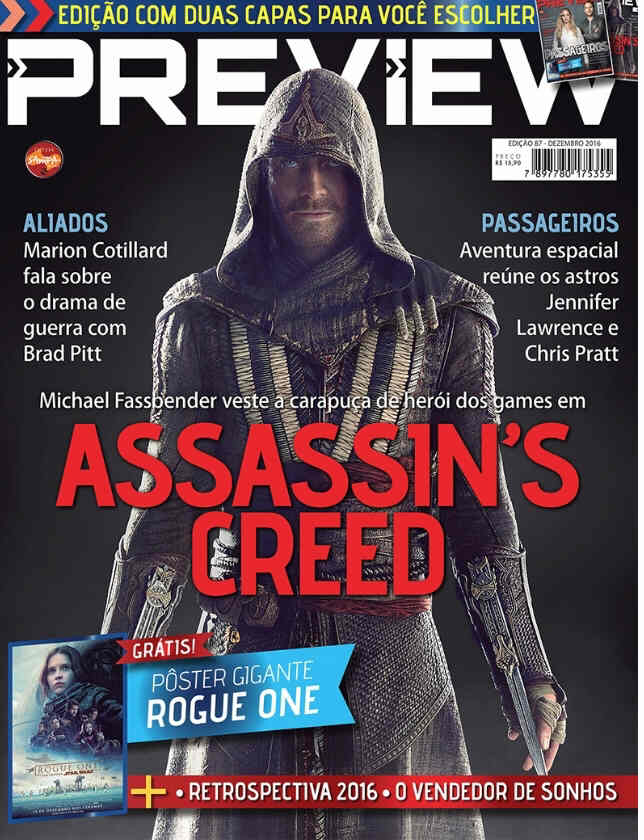 PREVIEW (Br) magazine side cover Issue 87 December 2016