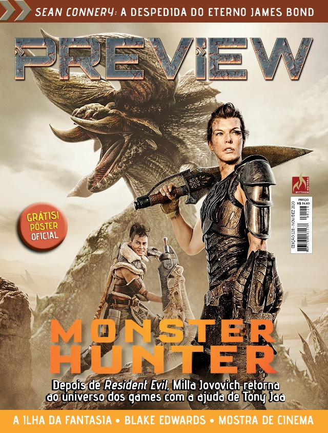 PREVIEW (Br) magazine side cover Issue 128  November/December 2020