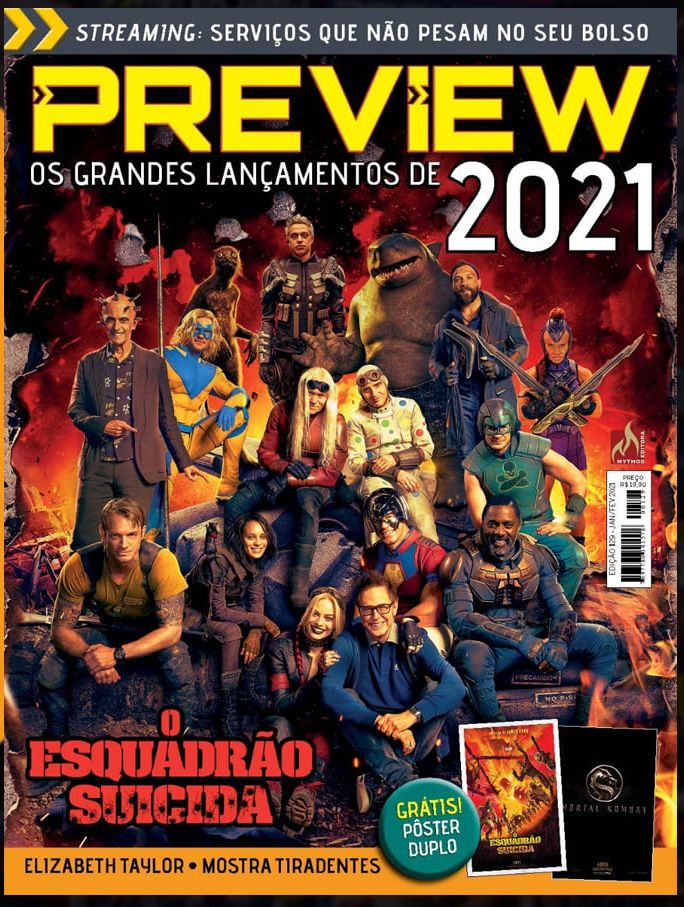 PREVIEW (Br) magazine side cover Issue 129  January/February 2021
