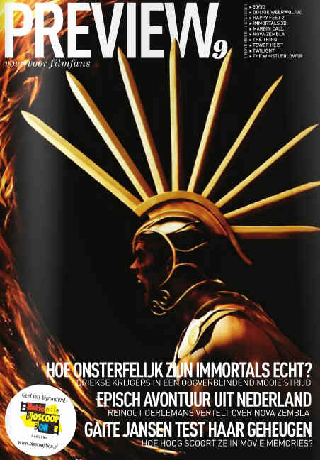 PREVIEW (NL) magazine side cover Issue 9  2011