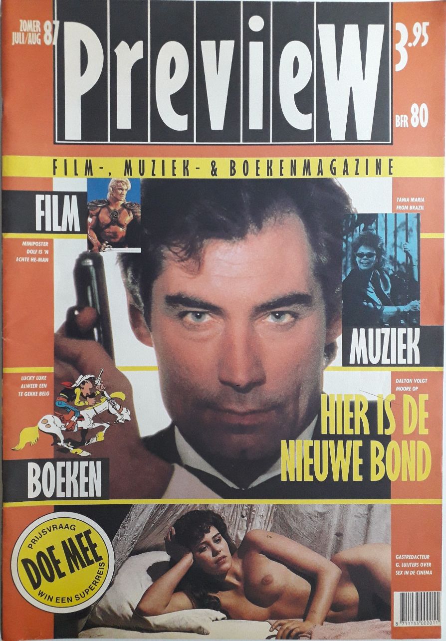 PREVIEW (NL) magazine side cover Summer 1987