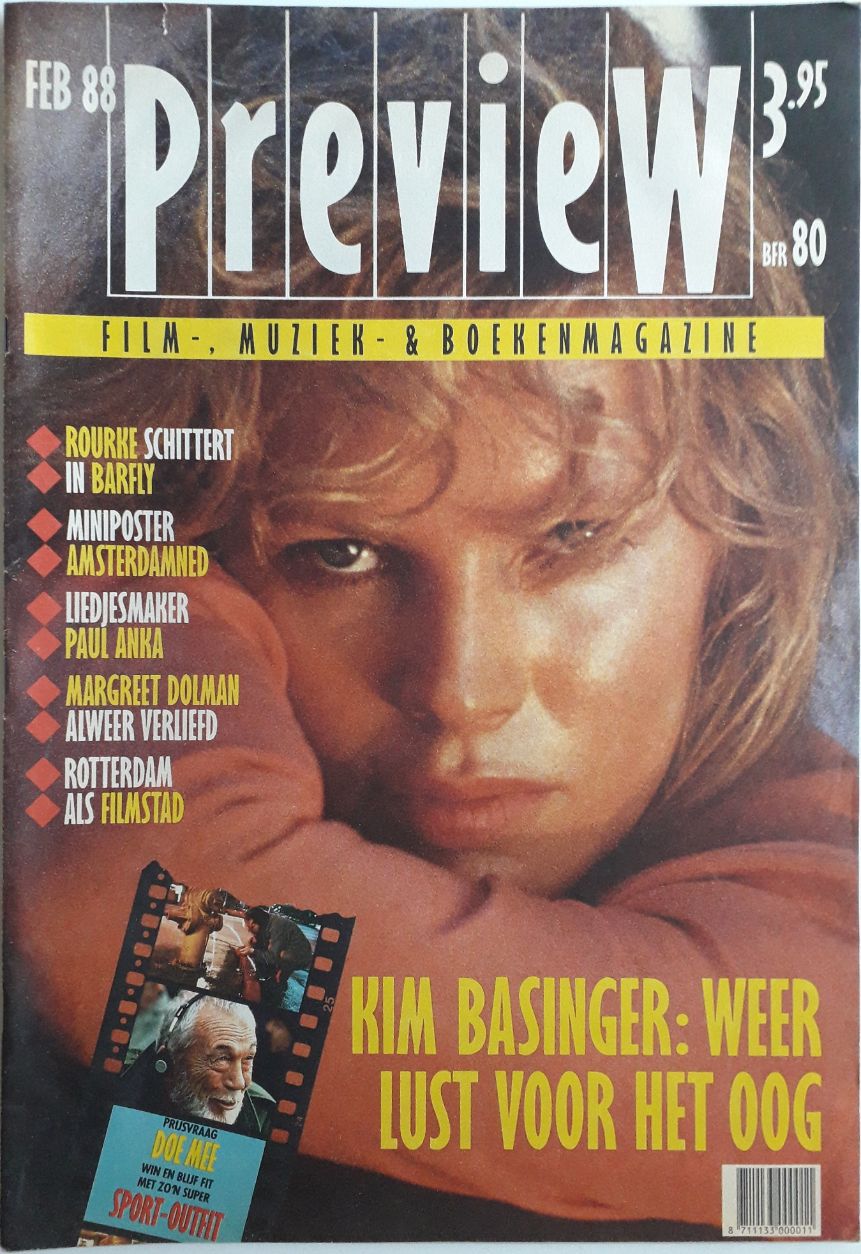 PREVIEW (NL) magazine side cover  February 1988