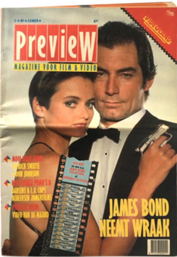 PREVIEW (NL) magazine side cover  May 1989