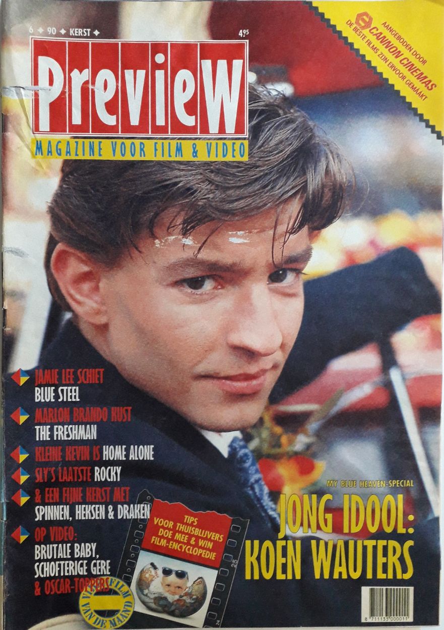 PREVIEW (NL) magazine side cover Issue 6 Autumn 1990