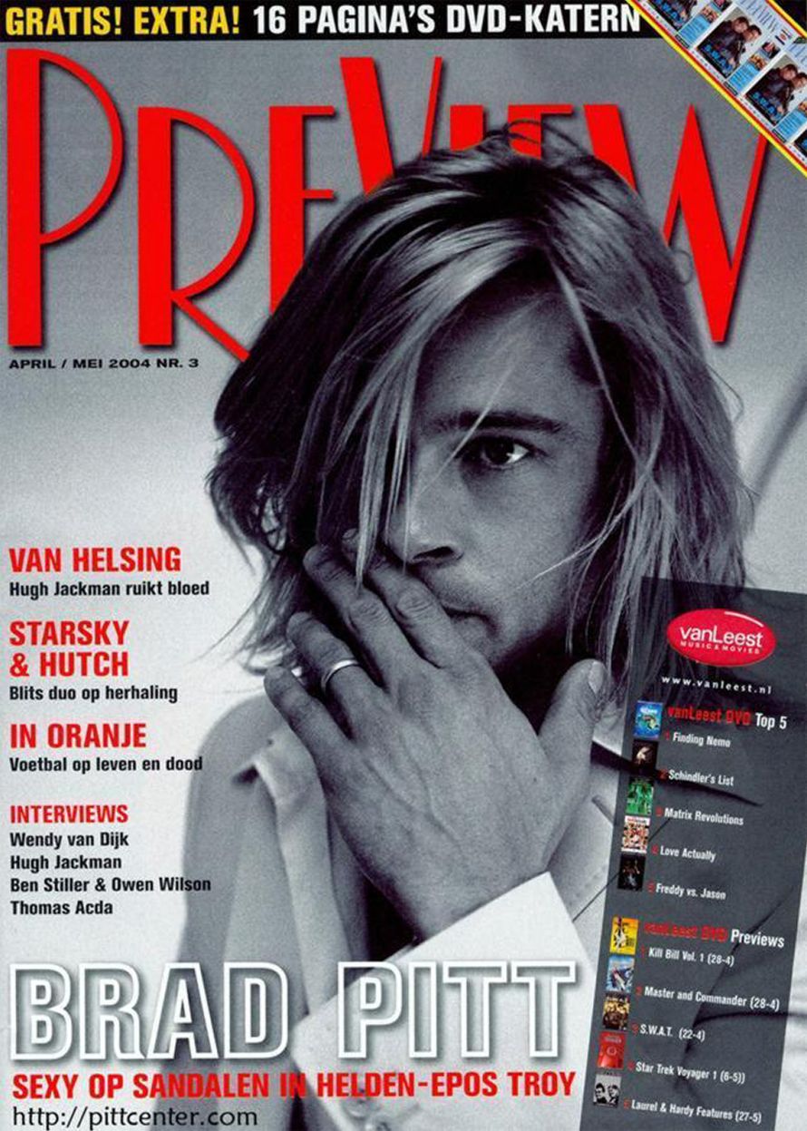 PREVIEW (NL) magazine side cover Issue 3  April/May 2004