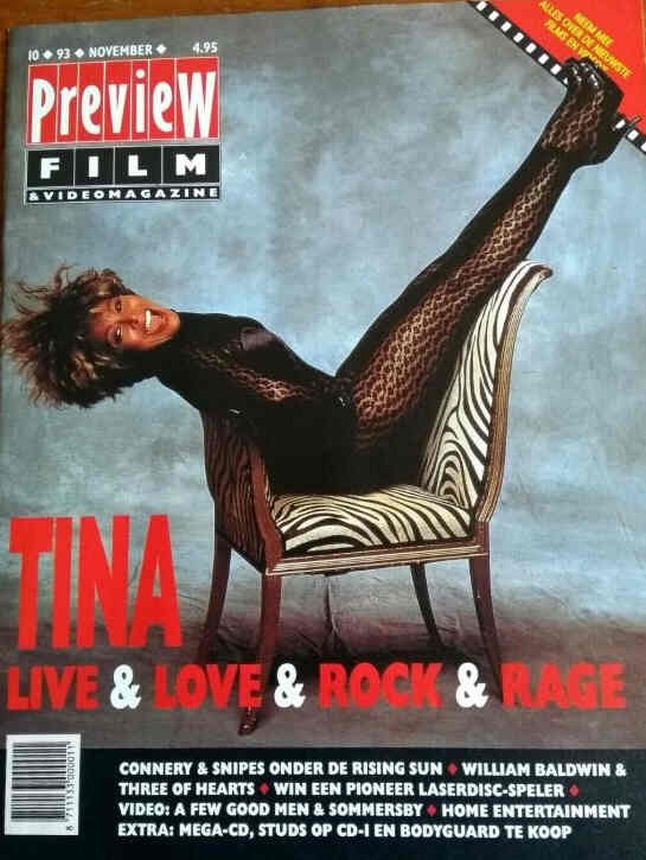 PREVIEW (NL) magazine side cover  November 1993