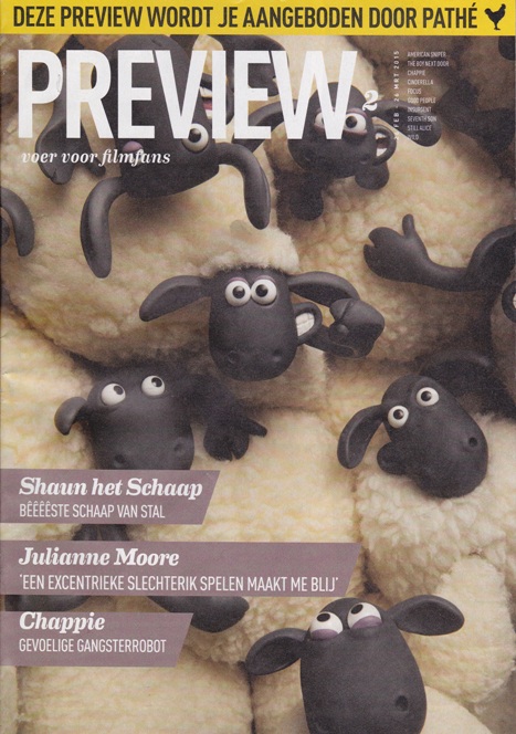PREVIEW (NL) magazine side cover February 2015