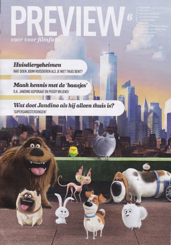 PREVIEW (NL) magazine side cover July 2016