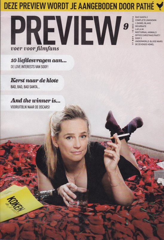PREVIEW (NL) magazine side cover November 2016