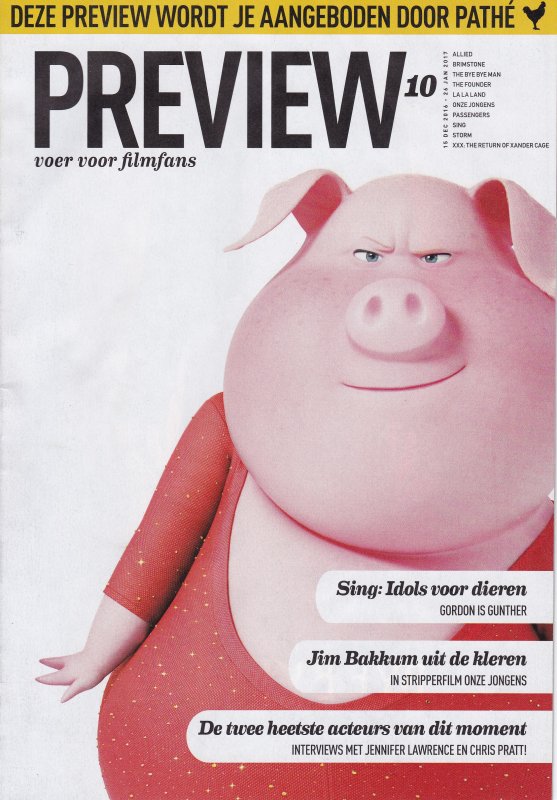 PREVIEW (NL) magazine side cover December 2016