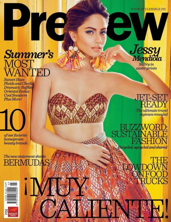 PREVIEW PHILIPPINES magazine side cover  April 2013