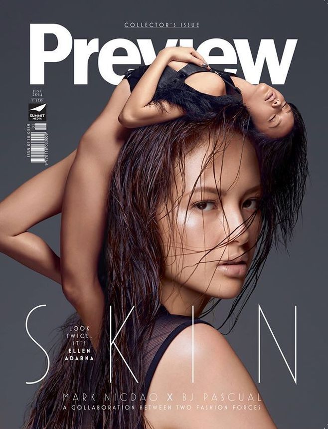PREVIEW PHILIPPINES magazine side cover  June 2014