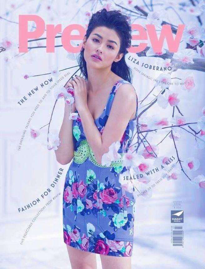 PREVIEW PHILIPPINES magazine side cover  August 2014
