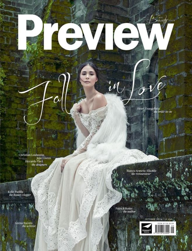PREVIEW PHILIPPINES magazine side cover  October 2014