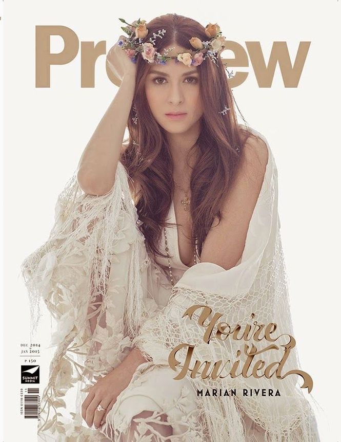 PREVIEW PHILIPPINES magazine side cover  January 2015