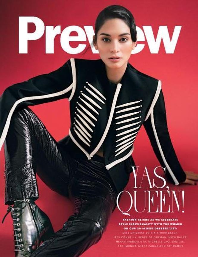 PREVIEW PHILIPPINES magazine side cover  December 2016