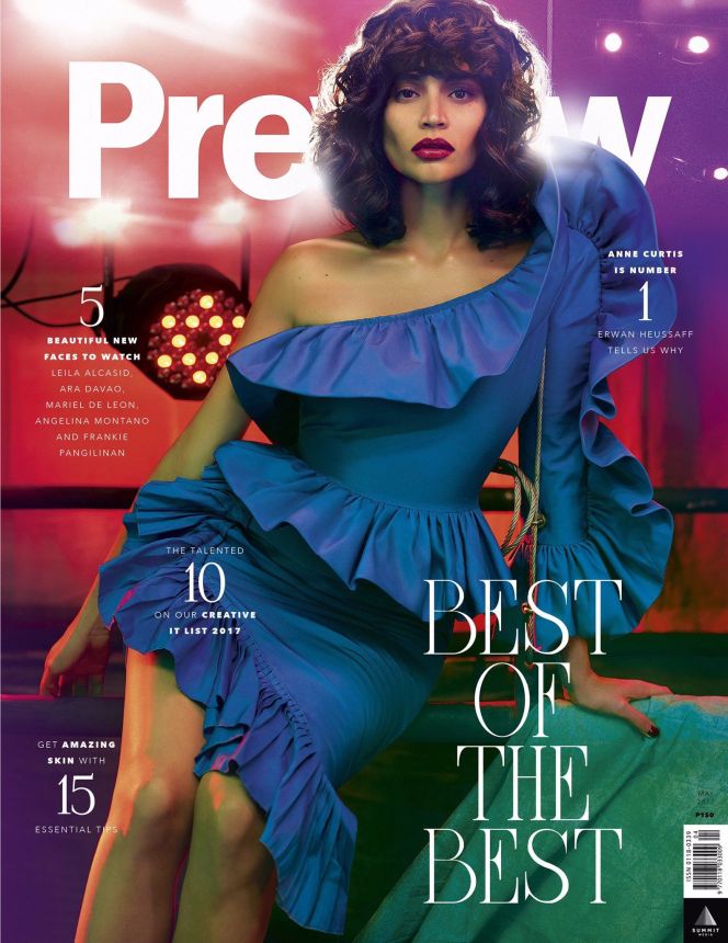 PREVIEW PHILIPPINES magazine side cover  May 2017