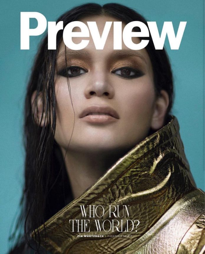 PREVIEW PHILIPPINES magazine side cover  October 2017
