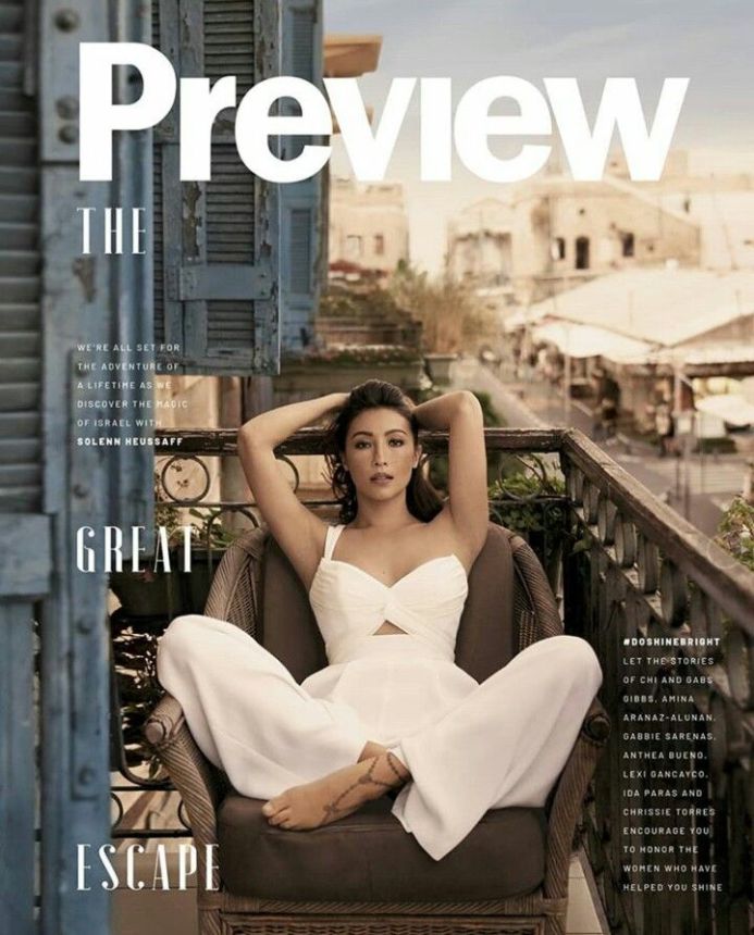 PREVIEW PHILIPPINES magazine side cover  April 2018