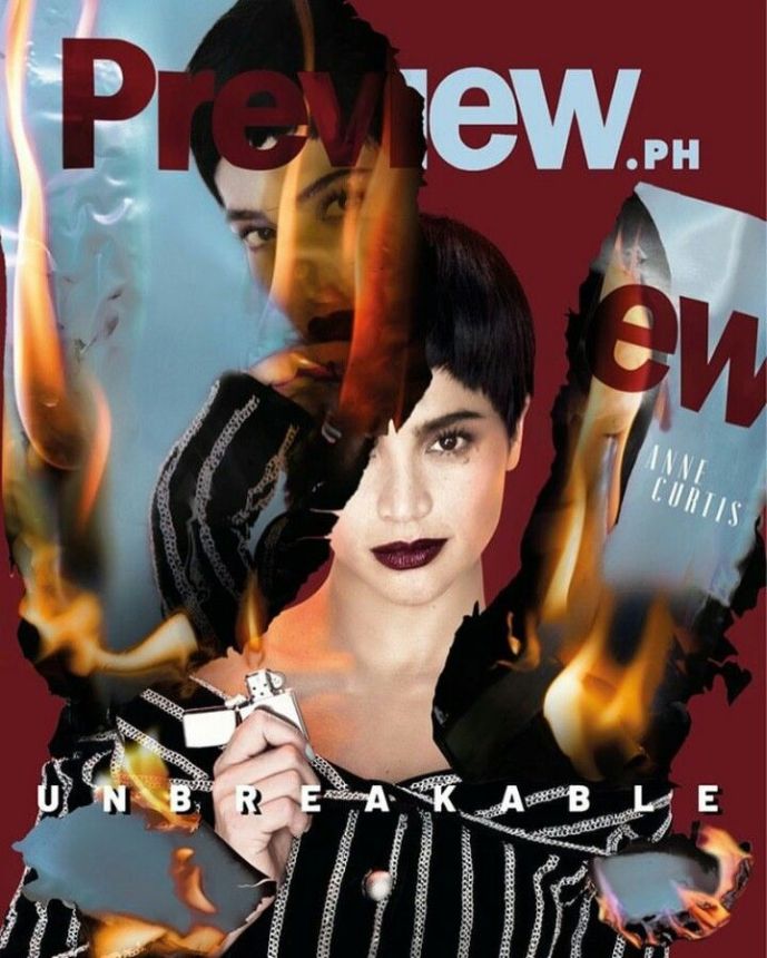 PREVIEW PHILIPPINES magazine side cover  June 2018