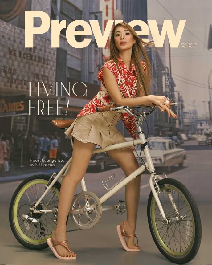 PREVIEW PHILIPPINES magazine side cover  August 2022