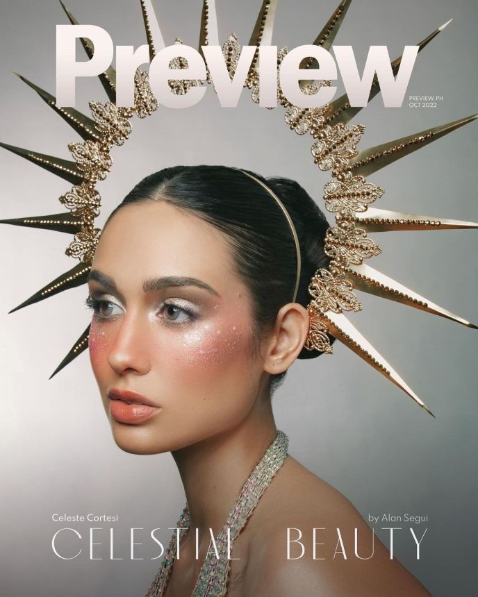 PREVIEW PHILIPPINES magazine side cover  October 2022