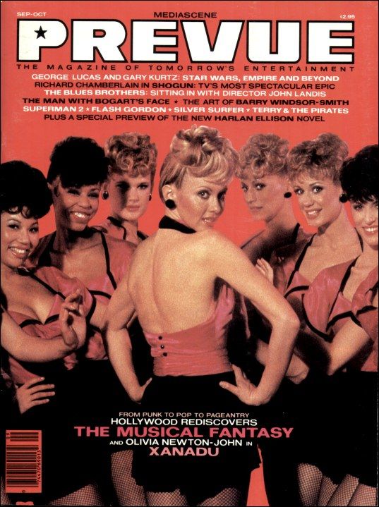 PREVUE magazine side cover Issue 42 September 1980
