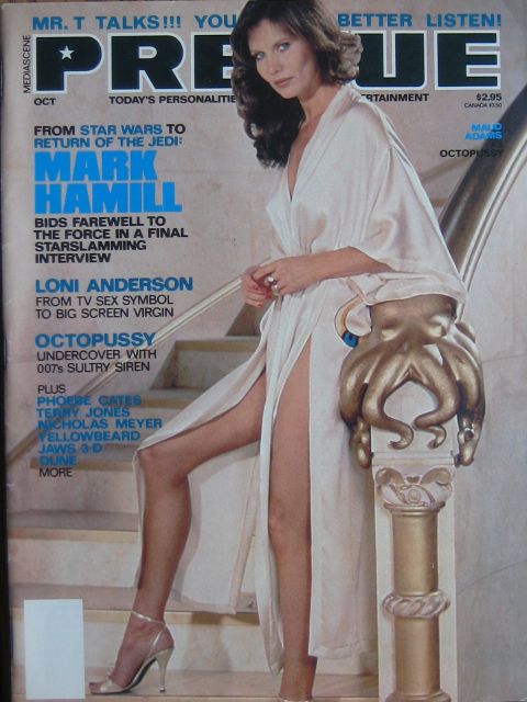 PREVUE magazine side cover Issue 53  1983