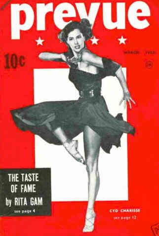 PREVUE (50s) magazine side cover  Vol 2 # 2 March 1953