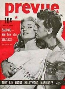 PREVUE (50s) magazine side cover  Vol 2 # 4 May 1953