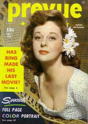 PREVUE (50s) magazine side cover  Vol 3 # 3 September 1953