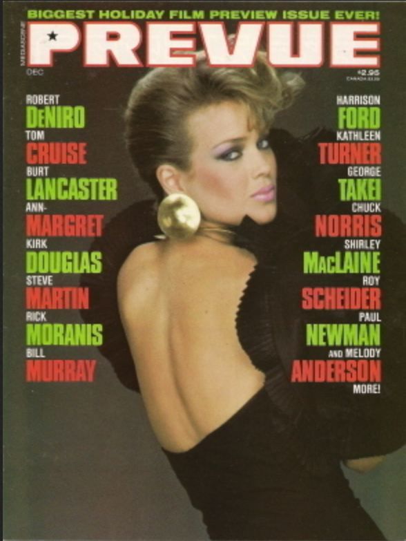 PREVUE magazine side cover Issue 66  1987